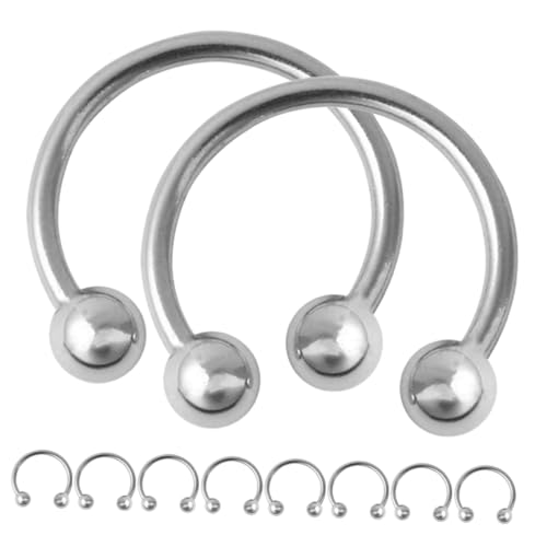 Yardwe 10 Stück Metallegierung C förmige Hutring Außendurchmesser für Baseball Entenschnabelmützen Modische Hutdekoration Vielseitiger Schmuck für Männer und Frauen von Yardwe