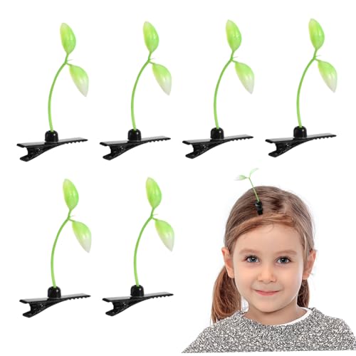 Yardwe 10stücke Pack Damen Mädchen -haarspangen Haarnadeln Grüne Kopfbedeckungen Für Zuhause Schule Party von Yardwe