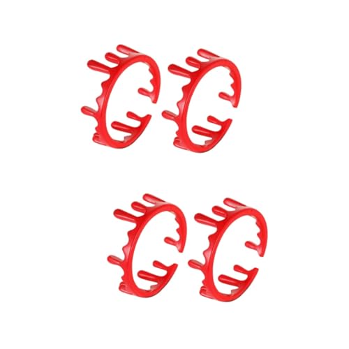 Yardwe 2 Sätze Verstellbare Blutringe Aus Legierung Für Halloween Cosplay Und Gruselige Dekoration Für Kostümpartys Und Festliche Anlässe 2 Stücke * 2 von Yardwe