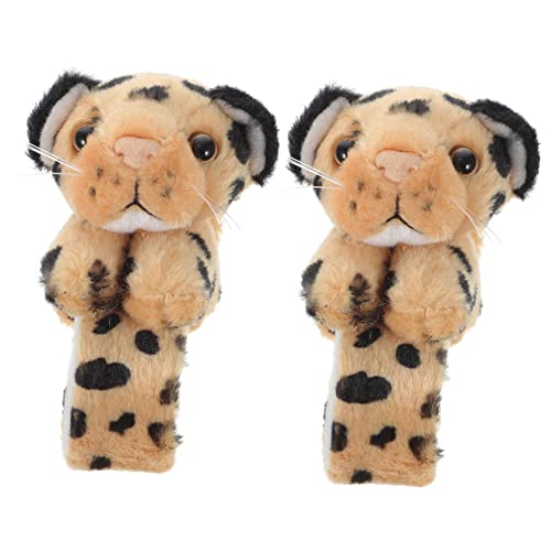 Yardwe 2 Stück Slap Armbänder Plüsch Leopard Slap Wristbands für Partys Sichere und Hautfreundliche Handgelenkspielzeuge für Halloween Geburtstagsfeiern und Mehr Feierlichkeiten von Yardwe