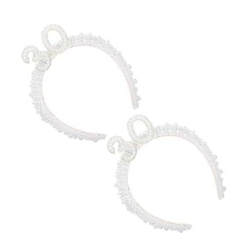 Yardwe 2stücke Geburtstag Stirnband Für Frauen Geburtstag Party Kopfschmuck Haar Dekorationen Foto Prop Haar Zubehör von Yardwe