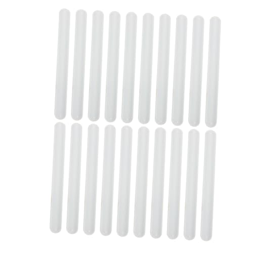 Yardwe 20 Stück DIY Blank Silikon Slap Armbänder Weiß Kreative Malarmbänder Bastelset Partygeschenke Halloween Weihnachtskorb Füller von Yardwe