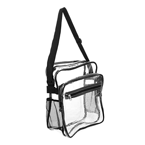 Yardwe 2St transparente Damentasche durchsichtiger Kulturbeutel Reise-Kulturbeutel Schultertasche Aufbewahrungsbeutel Umhängetasche klare Tasche tragbarer Schulterrucksack Unternehmen PVC von Yardwe