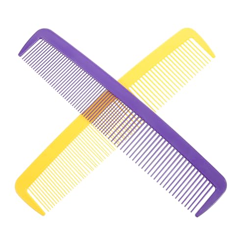 Yardwe 2stücke Übertriebenes Riesenkamm-clown-kostüm-accessoire Leuchtender Jumbo-kamm Für Karneval Performance-requisitenkamm Großer Haarkamm Für Party-foto-requisiten von Yardwe