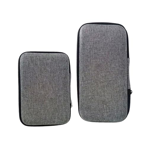 Yardwe 2stücke Tragbare Mikrofon Aufbewahrungstaschen Elektronik Zubehör Organizer Für Mikrofone Und Kopfhörer Mit Reißverschluss Kompakte Für Einfache Handhabung Und Transport von Yardwe