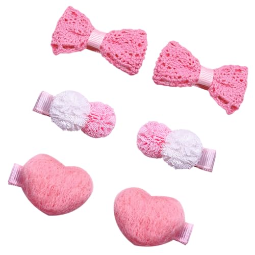 Yardwe 3 Paare Schleife Haarnadel Haarschleifen Für Mädchen Süße Haarspangen Schleife Haarspangen Bögen Clips Für Haare Haarspangen Für Damen Haarbogen Für Mädchen Haar Klammern Metall von Yardwe