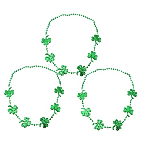 Yardwe 3 Stück Teiliges Kleeblatt für Patrick's Day Grüne Partyaccessoires aus Langlebigem Geeignet für Erwachsene für Festliche Feiern und Kostüme von Yardwe