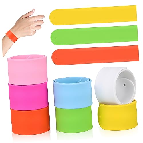 Yardwe 36stücke Silikon Slap Armbänder Handgelenk Bands Slap Wrapping Armbänder in Verschiedenen Farben Für Täglichen Gebrauch Und Partys von Yardwe
