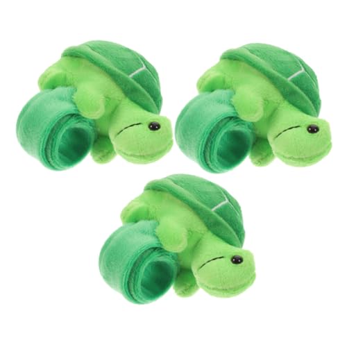 Yardwe 3stücke Schildkröten Schlagarmbänder Aus Plüsch Stofftier Umarmer in Schildkrötenform Meerestier Armbänder Für Partygeschenke Wasser Thema Korbfüller von Yardwe