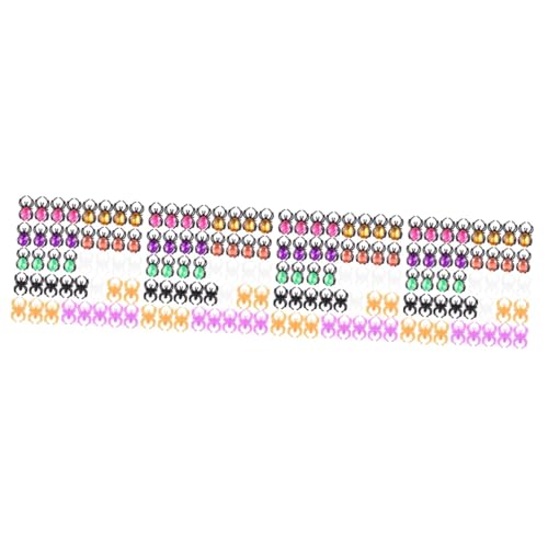 Yardwe 4 Sätze Spinnenringe Aus Kunststoff Halloween Kostüm Zubehör Füllung Für Mitgebsel Tüten Und Party Dekorationen Für Halloween Feiern Und Cosplay 50 Stück * 4 von Yardwe