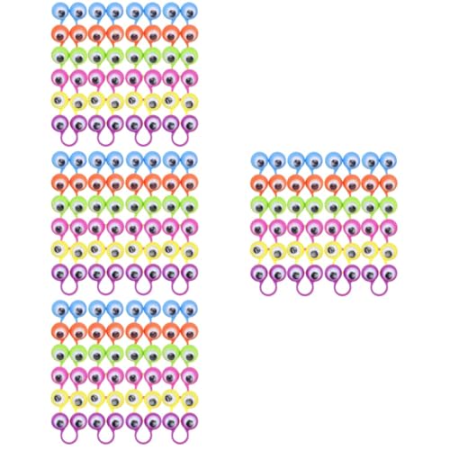 Yardwe 4 Sätze Teiliges Augen Fingerpuppen Ringe Lustige Augenspielfiguren Für Erwachsene Partyspielzeug Kreativität Und Kommunikation Zufällige Farbe 24 Stück * 4 von Yardwe