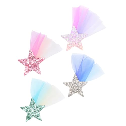 Yardwe 4 Stck. Meteor-Haarspangen Mädchen Clips Haarspangen frauen Mini-Haarspangen niedliche Haaraccessoires dekorative Haarspangen Haarklammern funkelnde Haarspangen Gittergewebe Yardwe 4 Stck. Meteor-Haarspangen Mädchen Clips Haarspangen frauen Mini-Haarspangen niedliche Haaraccessoires dekorative Haarspangen Haarklammern funkelnde Haarspangen Gittergewebe von Yardwe