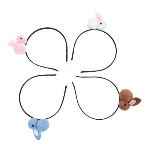 Yardwe 4Stücke Haarreifen Kreative Kaninchen für Erwachsene und Design Haarschmuck für Ostern Fotografie und Partys von Yardwe