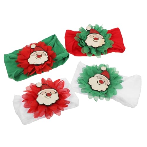 Yardwe 4stücke Weihnachten Stirnband Junge Mädchen Junge Mädchen Kopfbedeckung Neugeboren Schönes Kopfschmuck Leicht Tragbar von Yardwe