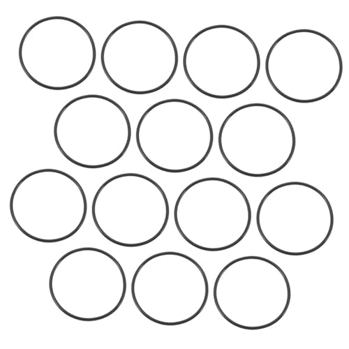 Yardwe 50 Stück Silikon Armbänder für Selbstgemacht Hautfreundliche Elastische Armbänder Schwarz für Outdoor Aktivitäten Dekorative Silikonbänder von Yardwe