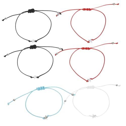 Yardwe 6 Stück Zurück Zum Schularmband Mütter Reiz Armband Für Mama Und Tochter Schmuck Für Mädchen Verstellbares Tochterarmband Freundschaftsarmbänder Mutter Ccb von Yardwe