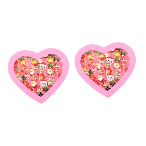 Yardwe 72 Stück Teiliges Weihnachtsringe Bunte Kunststoff Fingerringe Komfortabel für Jungen Mädchen für Weihnachtsfeier und Kinderparty Vielfältige Designs von Yardwe