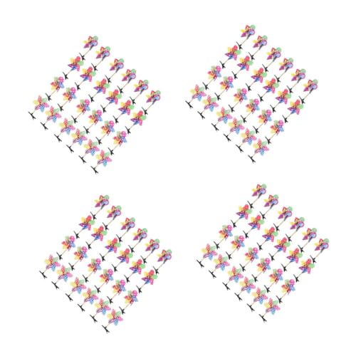 Yardwe 96 Stck Teiliges Windrad Haarklammern für Frauen und Mädchen Bunte Haarspangen mit Sechsflügeligem Design Leicht und Bequem Vielseitiger Haarschmuck für Alltag Party und Festtage von Yardwe