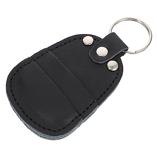 Yardwe Gitarren-Pick-Tasche Aus Rindsleder Tragbarer Plektrum-Organizer Aufbewahrungstasche Für Gitarren-plektren Schützt Vor Kratzern Und Stößen Für Gitarre Ukulele Oder Bass von Yardwe