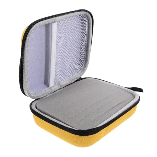 Yardwe Gitarrenplektrum Organizer Aus Eva Nylon Tragbare Gitarrenplektrum Tasche Robust Und Langlebig Für E-Gitarren Akustikgitarren Für Unterwegs Gelb von Yardwe