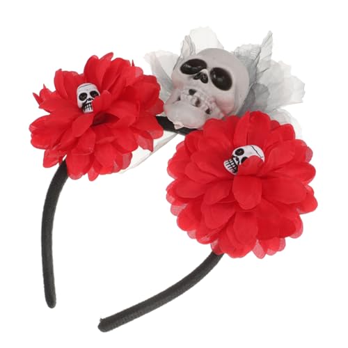 Yardwe Halloween Stirnband Mit Blumen Und Dekoration Kopfschmuck Für Erwachsene Partys Fotorequisiten Und Kostüm Events Festlichem Design von Yardwe