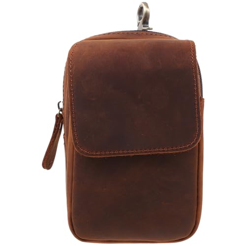 Yardwe Handytasche Für Herren Leder Handytasche Outdoor-hüfttasche Multifunktionale Hüfttasche Zum Aufbewahren Von Gegenständen Zum Jagen Und Wandern von Yardwe