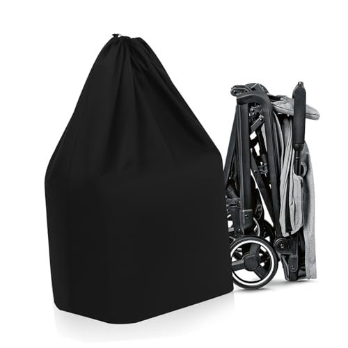 Yardwe Kinderwagen Reisetasche für Flugreisen Faltbare Transporttasche mit Doppelten Schultergurten Geeignet für Kinderwagen Einfach zu Tragen und Optimal von Yardwe
