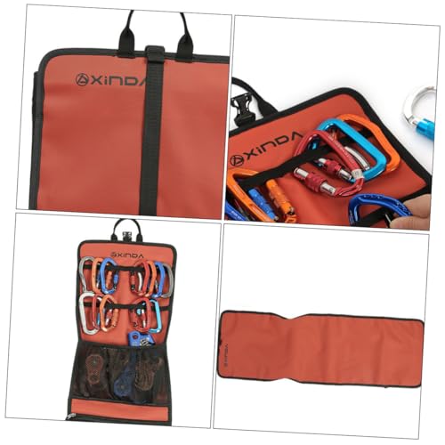 Yardwe Kletter ausrüstung Paket Klettern Aufbewahrungstasche Kletterkoffer Handtaschen-Organizer Faltbare Tasche Bergsteiger Handtasche Instrument Ausrüstungstasche Teile 320t-Nylon von Yardwe