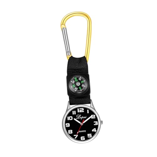 Yardwe Rock Taschenuhr modische Uhren Schnalle der Taschenuhr lässige Uhr Unisex-Taschenuhren sanitäter praktische Uhr Dual-Use-Uhr Leuchtend Anschauen Bergsteigeruhr Männer und Frauen von Yardwe