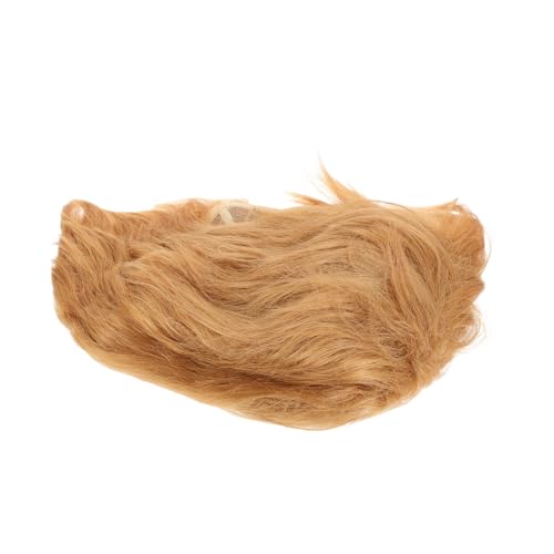 Yardwe Perücke Für Herren Goldene Kurzhaarperücke Lustige Cosplay-kostümperücke Für Männer Haarpiece Für Halloween-partys Und Events Aus Kunsthaar Gefertigt von Yardwe