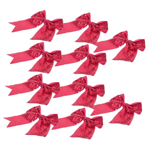 Yardwe Modisches Cheerleader-haarband Mit Schleifen 10 Stück Dekorative Haarschleifen Für Mädchen Und Frauen Haargummis von Yardwe