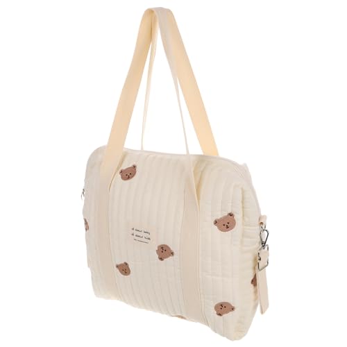 Yardwe Wickeltasche Mit Großem Platz Für Windeln Feuchttücher Und Babyutensilien Tragbar Mit Schultergurt Und Reißverschluss Organizer Für Unterwegs Und Kinderwagen von Yardwe