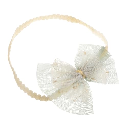 Yardwe Spitze Bowknot Stirnband Für Babymädchen Weiche Und Bequeme Kopfbedeckung Mit Schleifen Accessoires Für Kleinkinder Und Neugeborene Leicht Zu Reinigen von Yardwe