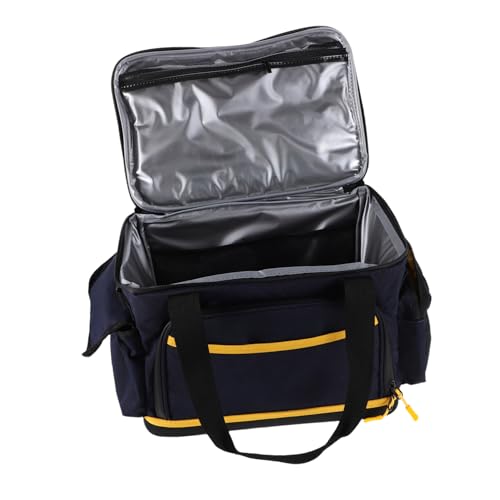 Yardwe Tragbare Stromaufbewahrungstasche, 600d Oxford-Stoff, Wasserdicht, Leicht Zu Tragen, Für Camping, Angeln, Wohnmobil, Arbeit Im Freien, Kabel-Organizer Für Telefonstrom von Yardwe