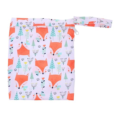 Yardwe Windeltasche Für Babys Wiederverwendbar 19x24,5cm Multifunktionale Aufbewahrung Für Nasse Und Trockene Windeln Kindergarten Organizer Praktische Wickeltasche Für Unterwegs von Yardwe