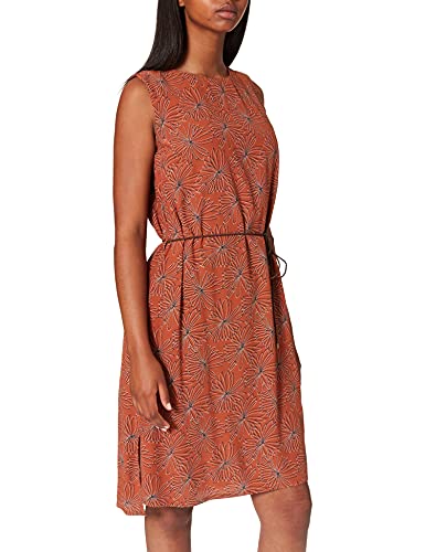 Yargıcı Damen Belted Sleeveless Dress Kleid, Braun (Tobacco 057), 36 von Yargici