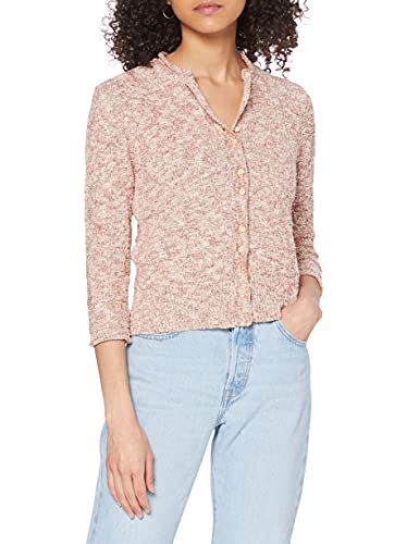 Yargıcı Damen Pattern Detail Knitwear Pullover, Rot (Tile Red 085), X-Large (Herstellergröße: XL) von Yargici