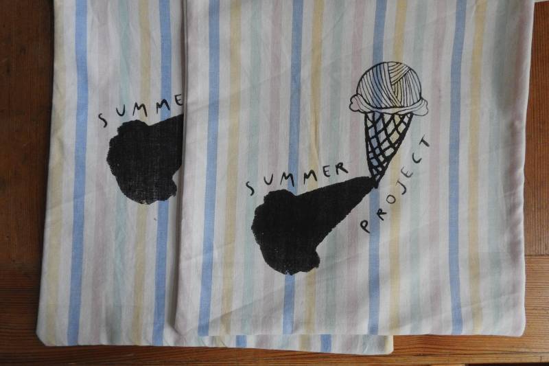 Sommer Projekttasche/Handarbeit Verschiedene Stoffe Sommer Projekttasche/Handarbeit Verschiedene Stoffe von YarnChix