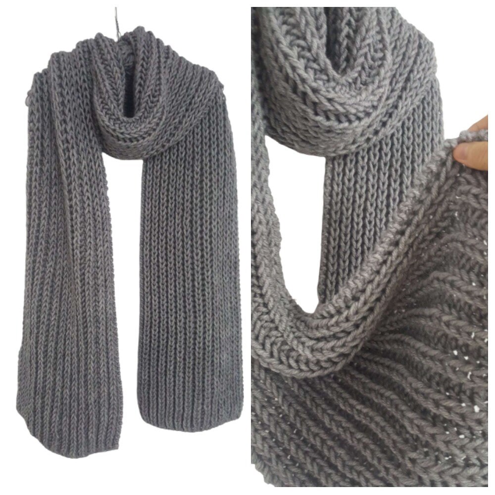 Hand Gestrickter Unisex Oversized Winterschal Für Damen Und Herren, Geschenk Sie, Ihn Hand Gestrickter Unisex Oversized Winterschal Für Damen Und Herren, Geschenk Sie, Ihn von YarnforknittingShop