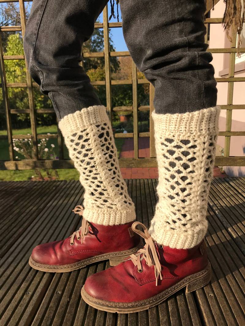 stulpen Aus Bio Schurwolle von YarninesCrafts