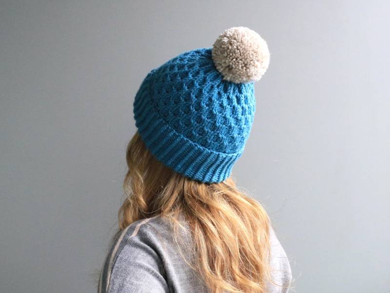 Customize- Wählen Sie Aus Verfügbaren Farben - Wolle & Acryl/Bienenstock Hut Wollmütze Bommelmütze Slouchy Mütze von YaroslavaHandmade