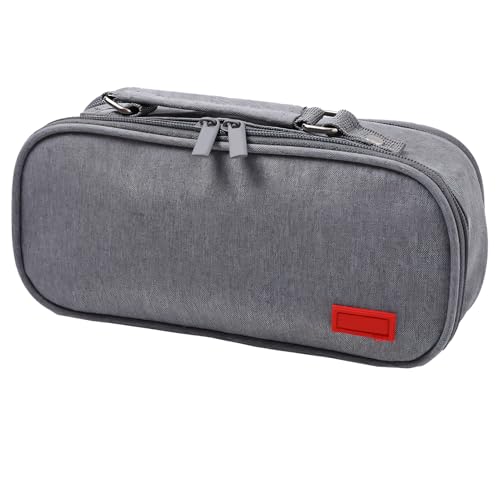 Federmäppchen Mäppchen für Mädchen Teenager, Federtaschen Große Kapazität 5 Fächer, Zipper Pencil Case Bleistift Beutel mit Tragegriff, Schlamppermäppchen Segeltuch Federtasche für Schule Büro von Yarteim