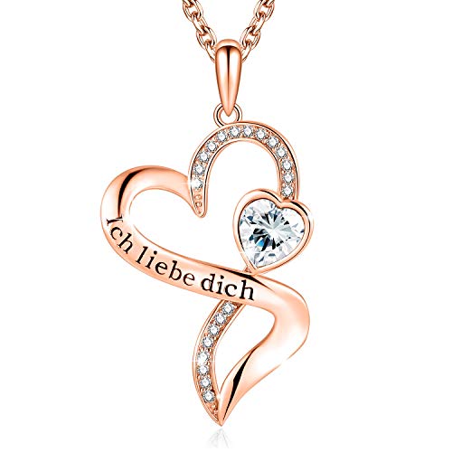 Yasvitti Roségold Kette Damen Funkeln Kubisches Zirkonia Kuss Halskette Akzent Unendlichkeit für Immer Ketten für Damen Yasvitti Roségold Kette Damen Funkeln Kubisches Zirkonia Kuss Halskette Akzent Unendlichkeit für Immer Ketten für Damen von Yasvitti