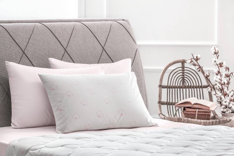 Yatas Bedding Baumwollkissen "Cotton, Kissen 40x80 cm" 1 Stk. tlg. allergiker geeignet (Hausstauballergiker) von Yatas Bedding