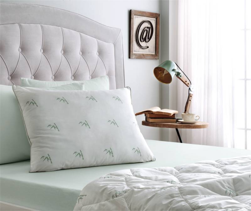 Yatas Bedding Naturfaserkissen "Bambus Majestät, Kopfkissen 40x80, 80x80 cm" 1 Stk. tlg. atmungsaktiv, allergiker geeignet (Hausstauballergiker) von Yatas Bedding