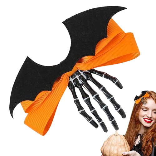 Halloween Skelett Hand Haarspangen - Skelett-Handkrallen, Totenkopf-Knochenklammern | Krallen Schädel Hand Haarspange Haarnadel, Schädel Knochen Clips für Frauen, Kinder, Kinder Yatlouba von Yatlouba