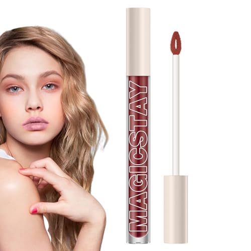 Samtmatter Lippenstift | Wasserfester, mattflüssiger Lippenstift | Langanhaltender, hochpigmentierter, nicht verblassender, mattierter, flüssiger Lipgloss für Mädchen und Frauen Yatlouba von Yatlouba