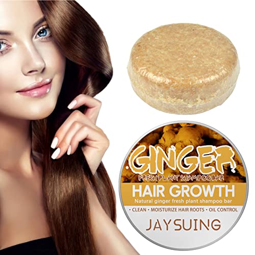 Shampoo Ingwerseife | Ingwer-Haarpflege-Shampoo | Ingwer Shampoo | Ginger Hair Growth Shampoo Bar Ginger Shampoo Soap Ginger Shampoo Bar fördert das Haarwachstum bei Männern und Frauen von Yatlouba