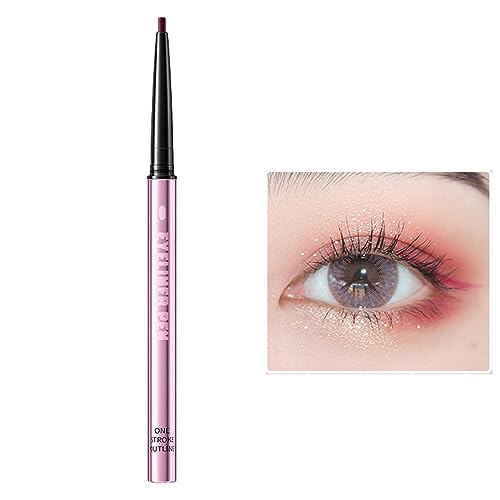 Wischfester Eyeliner,Wasserfester Eyeliner-Stift Eyeliner für empfindliche Liner - Natürlich gefärbter Candelilla-Wachs-Augenliner für Damen und Herren, leicht zu entfernen, kein Anbacken des Yatlouba von Yatlouba