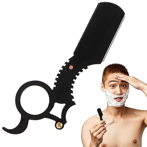 Yatlouba Fingerrasierer,Rostfreies Rasiermesser mit Einer Kante zum Rasieren - Rasierprodukte für Herren für Reisen, Geschäftsreisen, Zuhause, Salon, Camping, Outdoor-Abenteuer von Yatlouba